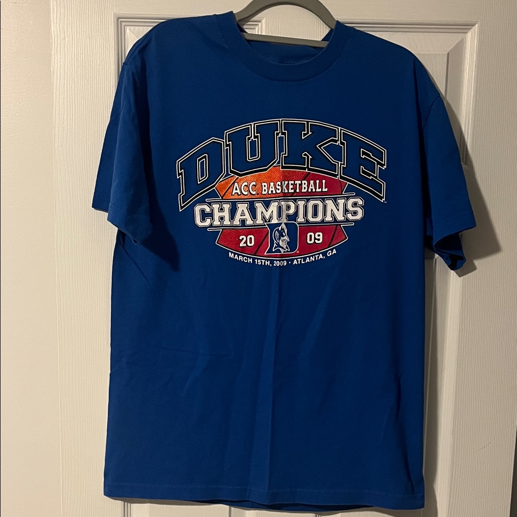 Blue Duke Acc Basketball Champions TShirt